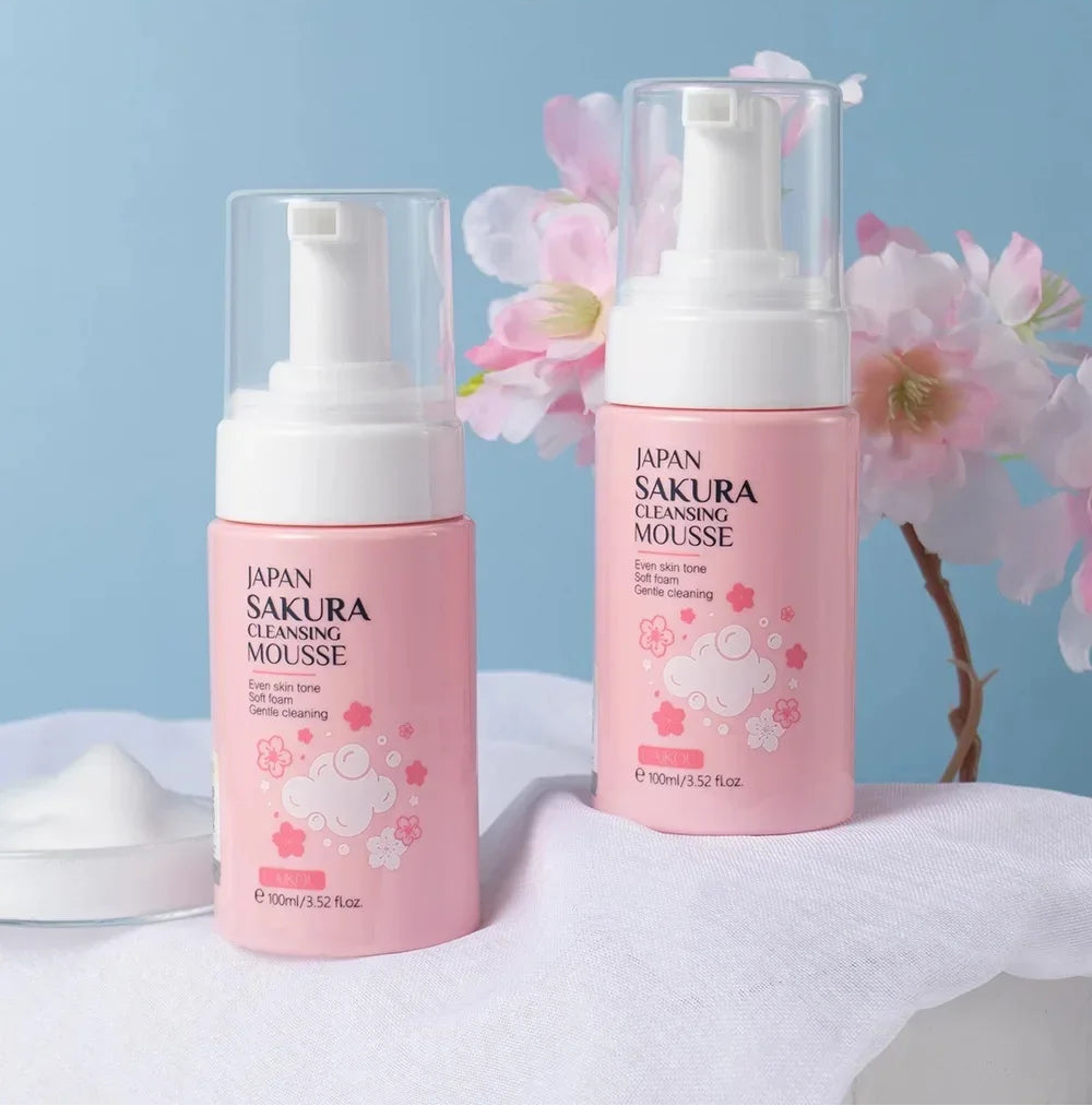 Sakura Cleansing Mousse – Luxurious Skin Glow