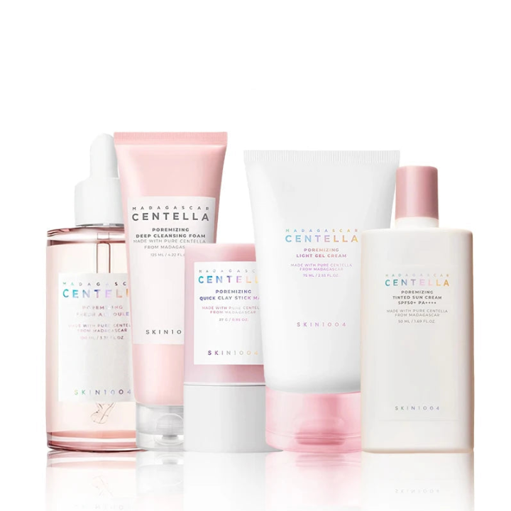 Set of Skinceuticals Centella skincare products on a white background